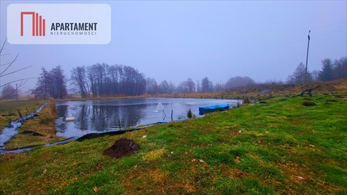 Działka z zarybionym stawem 1400 m² w Czarmuni polecam działka Czarmuń