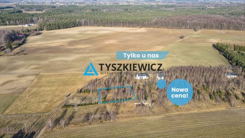 działka na sprzedaż 1011m2 działka Wda
