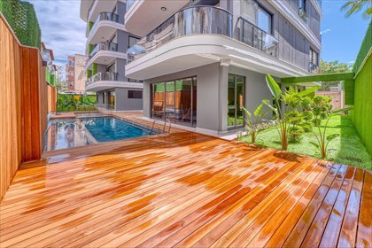 Stylowe 3-pokojowe apartamenty z udogodnieniami w Alanyi mieszkanie Alanya, Oba, Alanya, Antalya