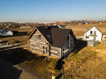 Dom 134 m² w stanie surowym zamkniętym z dużą działką dom Mrowiny, Sportowa
