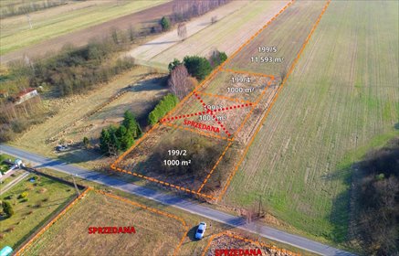 Działka budowlana 1000 m² z MPZP w Grabostowie działka Grabostów