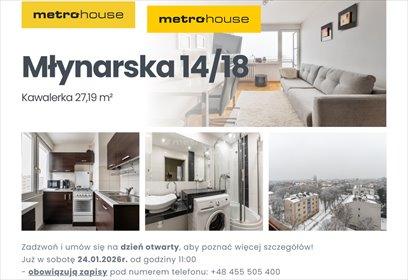 mieszkanie na sprzedaż 27m2 mieszkanie Łódź, Bałuty, Młynarska