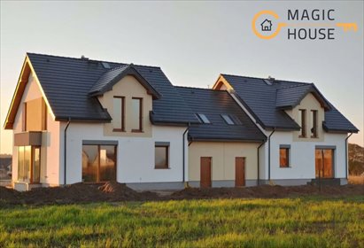 Nowoczesny bliźniak 147 m2 z garażem i wysokim standardem dom Pierwoszyno, Jana Koszałki