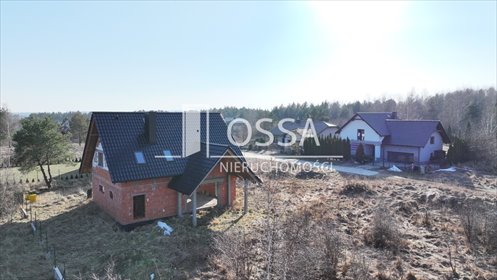 Działka z rozpoczętą budową domu w Straszynie – 166 m2 dom Straszyn, Zachodnia