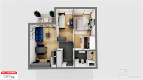 mieszkanie na sprzedaż 47m2 mieszkanie Kielce, Centrum, Centrum