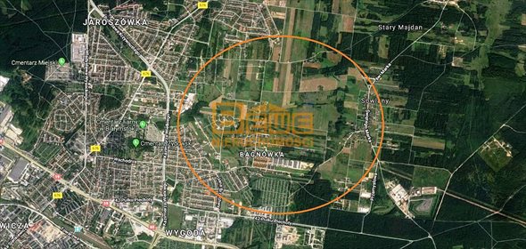 działka na sprzedaż 10914m2 działka Białystok, Bagnówka