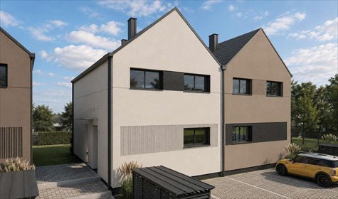 Do sprzedania nowoczesny dom 88 m² z ogrzewaniem podłogowym i 3 sypialniami dom Dobrzykowice, Kalinowa