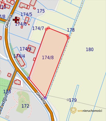 działka na sprzedaż 9184m2 działka Małkowice