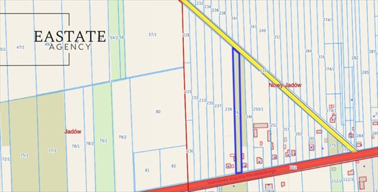 Działka 3700 m² pod dom i usługi, las, dojazd, 50 min Warszawy działka Nowy Jadów