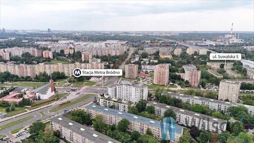 Zapraszam do 3-pokojowego mieszkania 47,5 m² z widokiem na zieleń mieszkanie Warszawa, Targówek Bródno, Suwalska