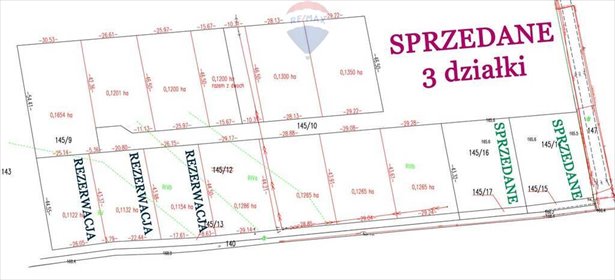 działka na sprzedaż 1265m2 działka Sokołów Podlaski, Błękitna