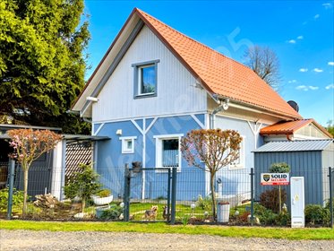 Urokliwy dom 72 m² przy Jeziorze Leśniańskim z tarasem dom Bożkowice