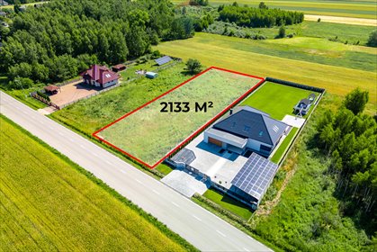 działka na sprzedaż 2133m2 działka Wola Rakowa, Brzezińska