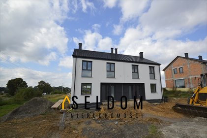 Nowoczesny bliźniak 106 m² w Gniewomierzu (komfort, energooszczędność) dom Gniewomierz