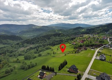 Inwestycyjna działka z widokiem na Babią Górę, 6 domów działka Zawoja