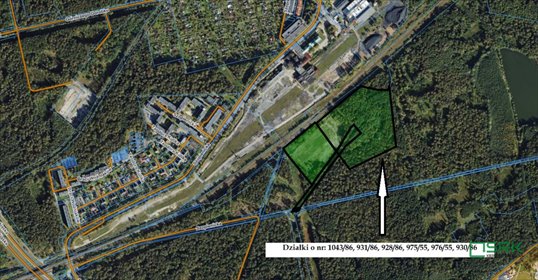 Duża działka przemysłowa 67 662 m² z lasem i kolejami - polecam! działka Katowice, Janów-Nikiszowiec, Nikiszowiec, Szopienicka