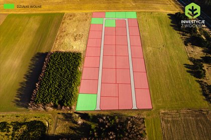 Działka 801 m2 pod zabudowę w Siemianicach. działka Siemianice, Działki na nowym osiedlu przy lesie