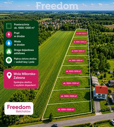 działka na sprzedaż 20740m2 działka Wola Mikorska