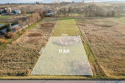 działka na sprzedaż 1100m2 działka Zgłobień