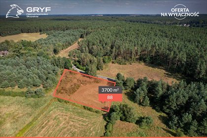 Działka 3700m² w Lękwicy (blisko natury i spokoju) działka Lękwica, Lękwica