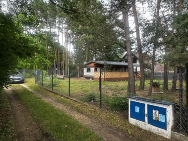 Działka 720 m² z domkiem i tarasem w Łachcie - pełne media działka Łacha, WRONY