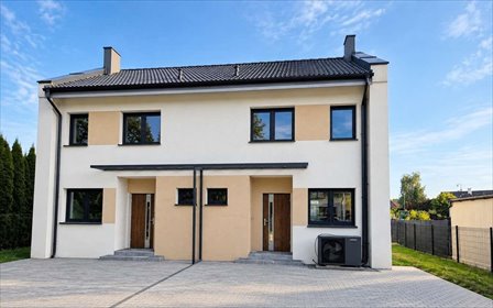 Polecam nowoczesny dom bliźniak 69 m² z ogródkiem w Kamionkach dom Kamionki, Magnoliowa