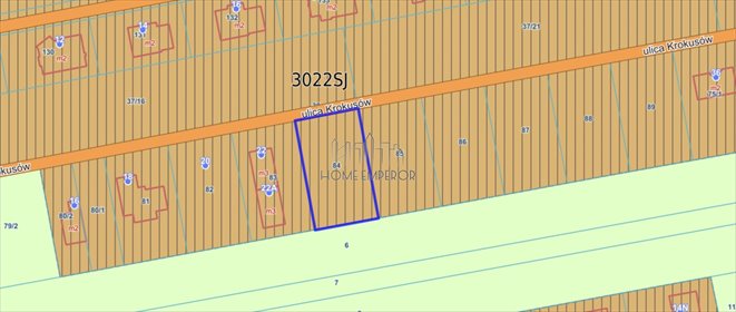 Do sprzedania działka 896 m² w Wawrze z możliwością zabudowy działka Warszawa, Wawer, Falenica, Krokusów