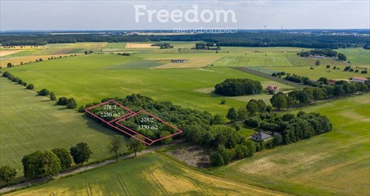 Działki Waszulki 3350 m² i 2250 m² (media, asfalt) działka Waszulki