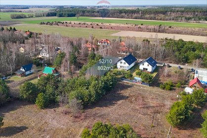 działka na sprzedaż 802m2 działka Błędowo, Brzozowa