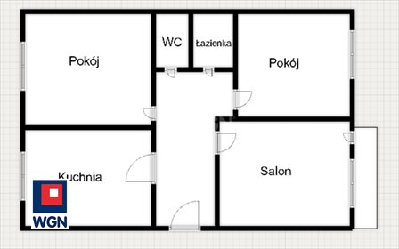 Przestronne 3-pokojowe mieszkanie z balkonem i piwnicą mieszkanie Miłki, Wspólna