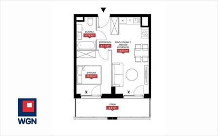 mieszkanie na sprzedaż 38m2 mieszkanie Warszawa, Mokotów, Wołoska