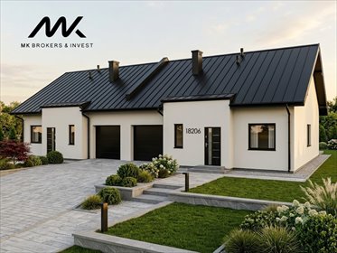 Polecam nowoczesny dom bliźniak 160 m² w Krzywanicach dom Krzywanice