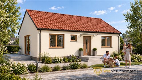 Polecam nowoczesny dom parterowy 80 m² z działką 564 m² w Piotrowicach dom Piotrowice, Główna