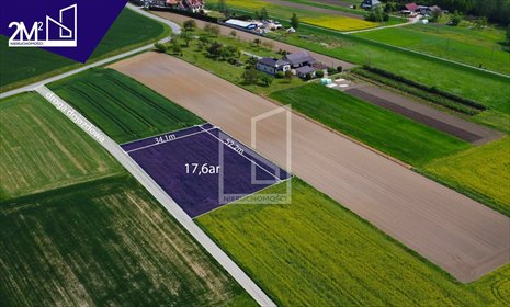działka na sprzedaż 1761m2 działka Łańcut, Kraczkowa