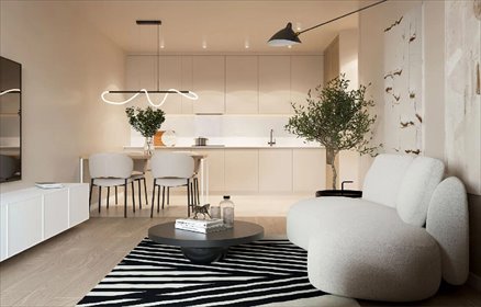 Nowoczesny apartament 3 pok. z balkonem, blisko Wisły mieszkanie Kraków, Zabłocie