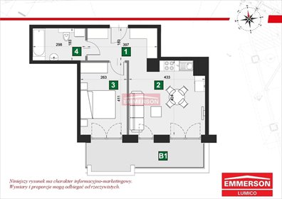 mieszkanie na sprzedaż 41m2 mieszkanie Kraków, Grzegórzki, Grzegórzki, Podgórska