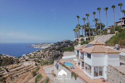 Willa w stylu andaluzyjskim z panoramicznymi widokami na Morze Śródziemne dom Almuñécar, Almuñécar