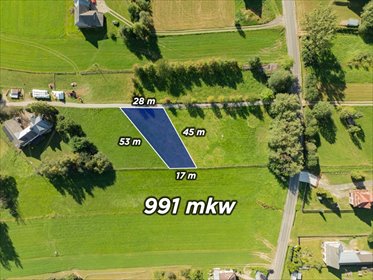 Zapraszam do zakupu działki 991 m² w Czerwiennem działka Czerwienne