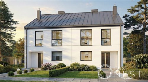 Dom bliźniak 118m2 z ogródkiem, garaż i nowoczesne media dom Wólka Pracka