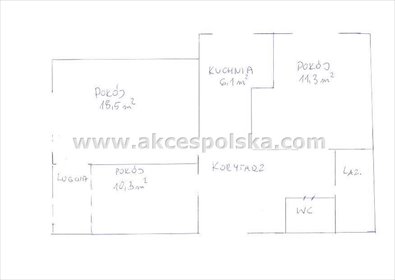 mieszkanie na sprzedaż 61m2 mieszkanie Warszawa, Targówek, Targówek, Zamiejska