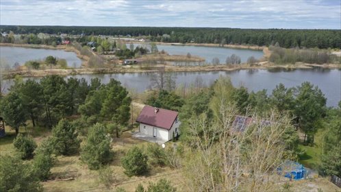 Urokliwy dom z kominkiem, tarasem nad wodą, 85 m² dom Brzóze Małe