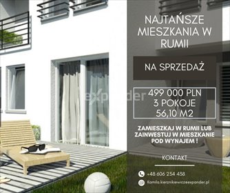 mieszkanie na sprzedaż 56m2 mieszkanie Rumia