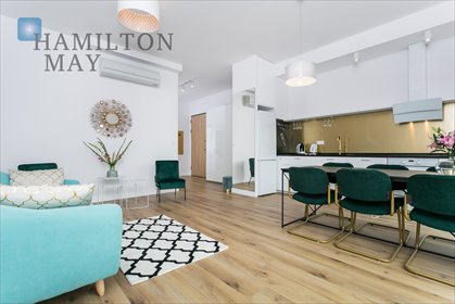Nowoczesny apartament 68 m² z balkonem i systemem Smart Home mieszkanie Warszawa, Mokotów, Bergamotki