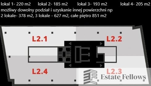 lokal użytkowy na wynajem 851m2 lokal użytkowy Kraków, Christo Botewa