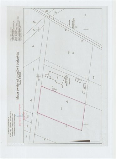 Sprzedam działkę przemysłową 553 m² w Gogolinie z potencjałem inwestycyjnym działka Gogolin