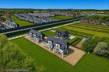 Nowoczesny dom bliźniak 154m2 z tarasem i balkonem dom Zielonki