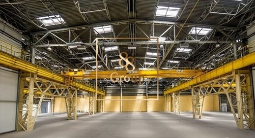 Hala 2000m² z biurami, suwnicami i wysoką nośnością magazyn Warszawa, Bielany