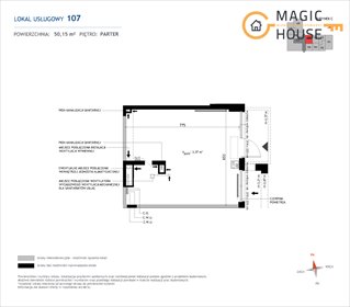 lokal użytkowy na wynajem 50m2 lokal użytkowy Gdańsk, Morena, Aleja Pawła Adamowicza