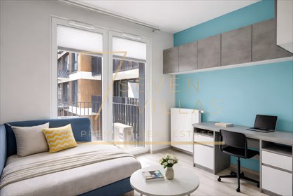 Nowoczesne 36 m² na Mokotowie z balkonem i klimatyzacją mieszkanie Warszawa, Mokotów, Domaniewska