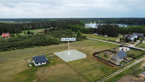 Działka 1001 m² nad jeziorem Blizienko - polecam! działka Danowskie